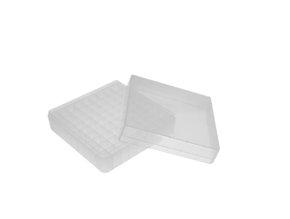 Штатив “ВОЛЕС” для кріопробірок 2мл, 81 гніздо, пластиковий